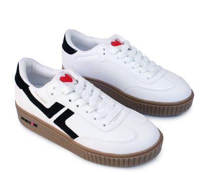 Tenis Gosh GH-2930GBL Casual Para Dama Blanco