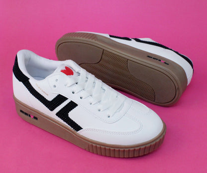 Tenis Gosh GH-2930GBL Casual Para Dama Blanco
