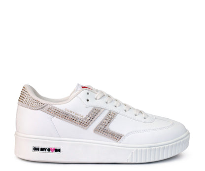 Tenis Gosh GH-2930GMA Casual Para Dama Marfil
