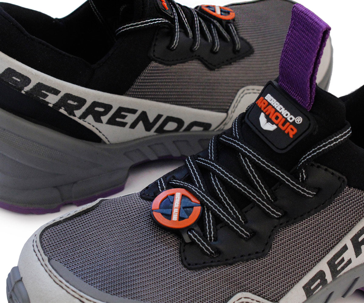 Tenis Seguridad Dielectrico Berrendo BE-5001GRM Gris Dama