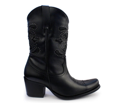 Bota Vaquera Gosh PL-20143NE Negro Para Dama