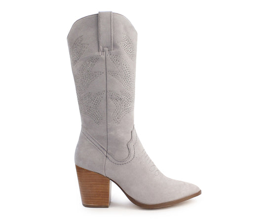 Bota Vaquera Gosh para Dama GH-0141ZGR Gris