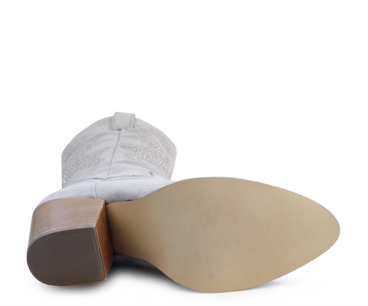 Bota Vaquera Gosh para Dama GH-0141ZGR Gris