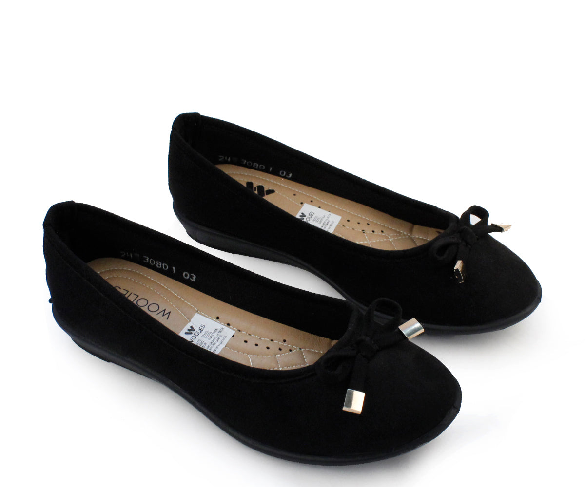 Balerina Woolies para Dama GH-25901NE Negro