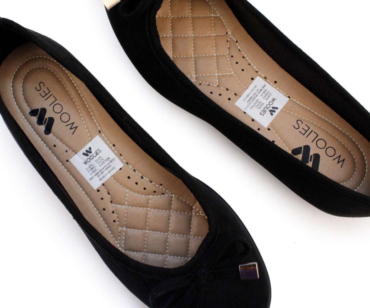 Balerina Woolies para Dama GH-25901NE Negro