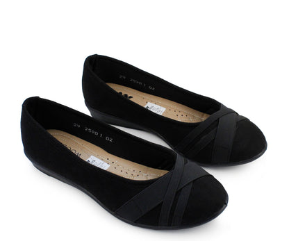 Balerina Woolies para Dama GH-25907NE Negro