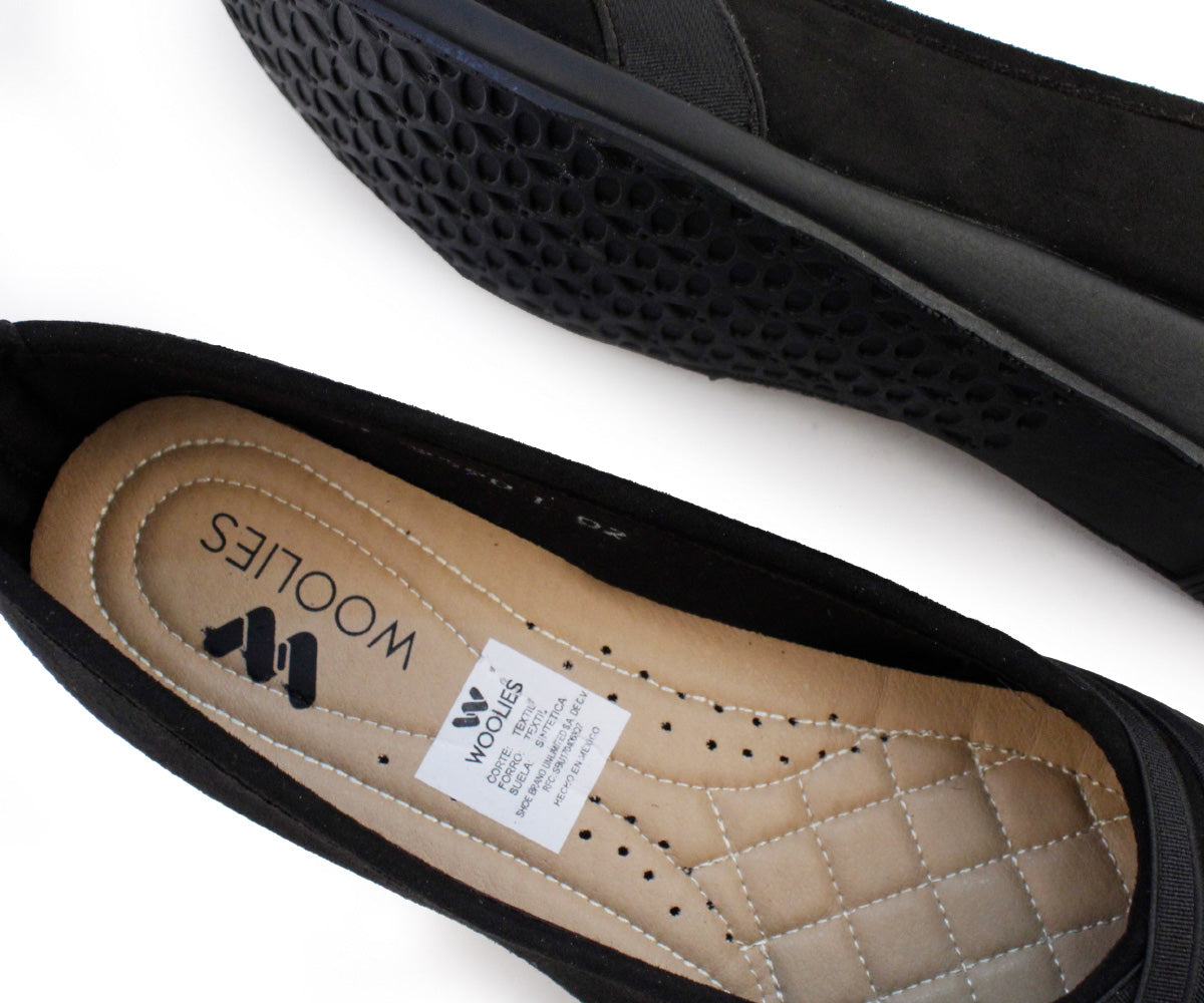 Balerina Woolies para Dama GH-25907NE Negro