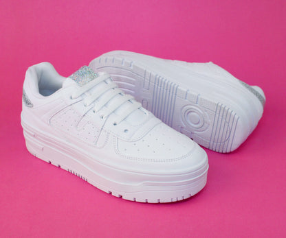 Tenis Gosh GH-29308BL Casual Para Dama Blanco