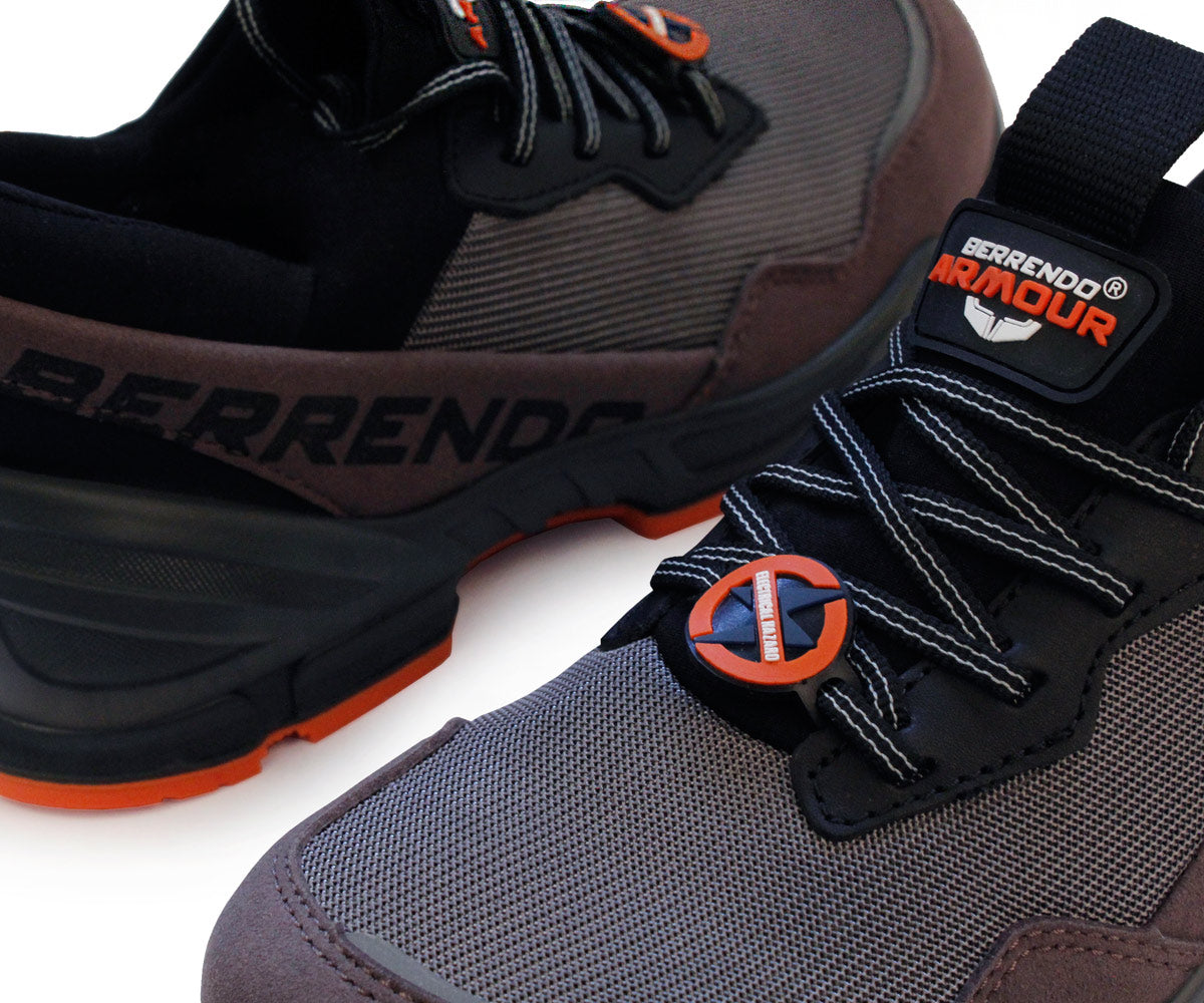 Tenis Seguridad Armour Berrendo BE-5001GRI Caballero