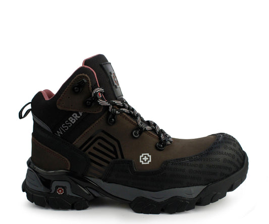 Bota Industrial Swissbrand para Dama SB-416CAFE