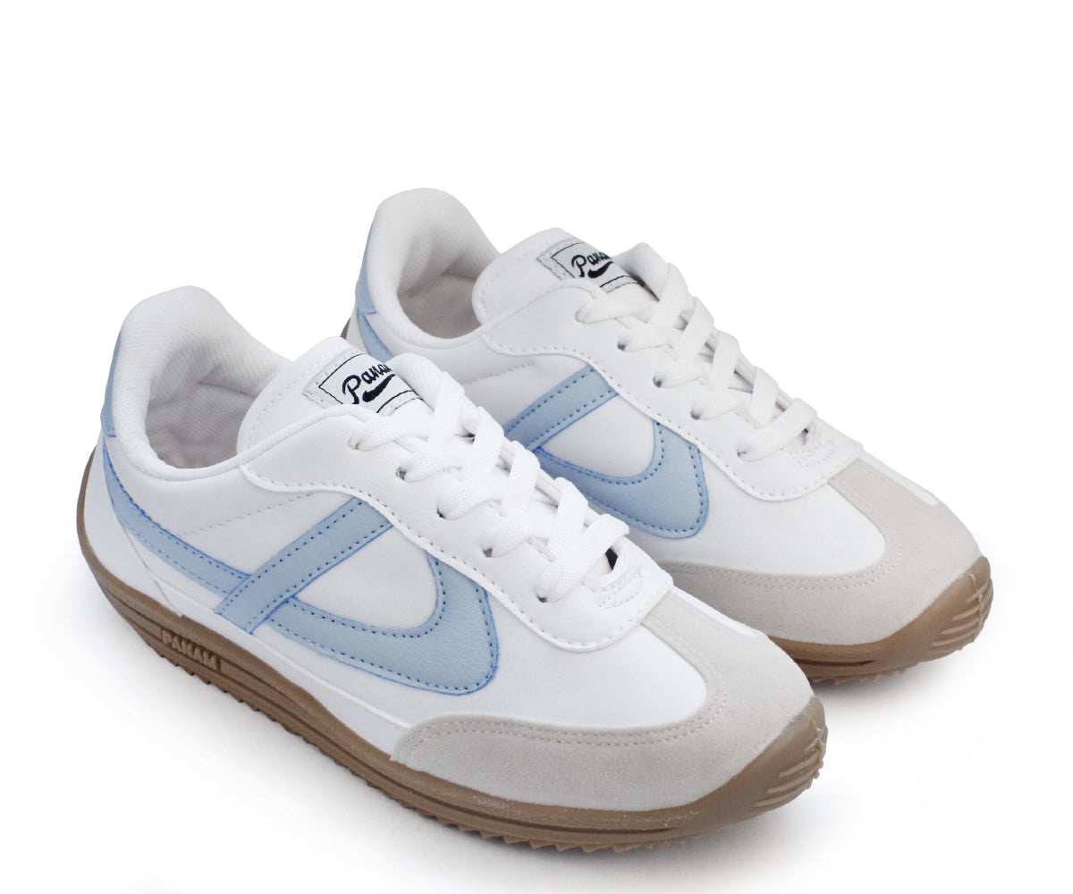 Tenis Panam Alfa Celeste 10881-0019 Blanco Azul (22-26)