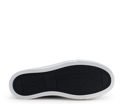 Tenis Panam Abotinado 10868-0060 Mezclilla Negro (22-25)