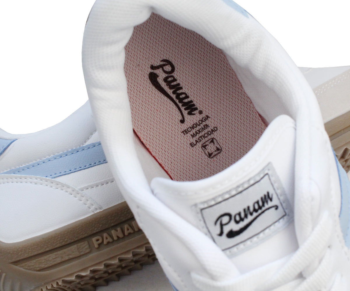 Tenis Panam Alfa Celeste 10881-0019 Blanco Azul (26-31)