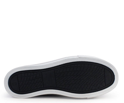 Tenis Panam Abotinado 10868-0060 Mezclilla Negro (26-31)