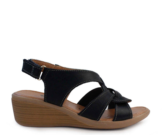 Sandalia Piel Woolies para Dama GH-20101NE Negro