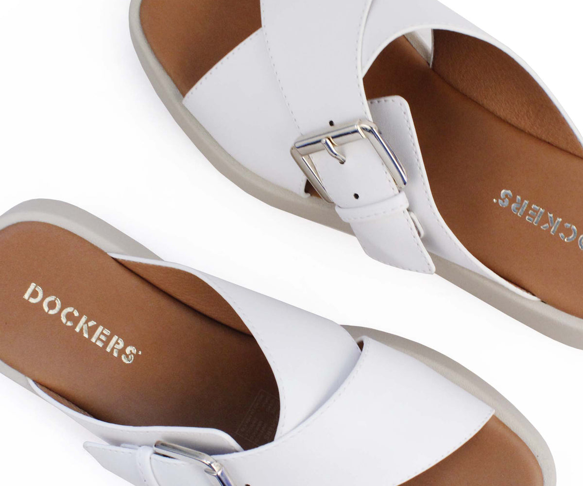 Sandalia Dockers para Dama DK-125321B Blanco