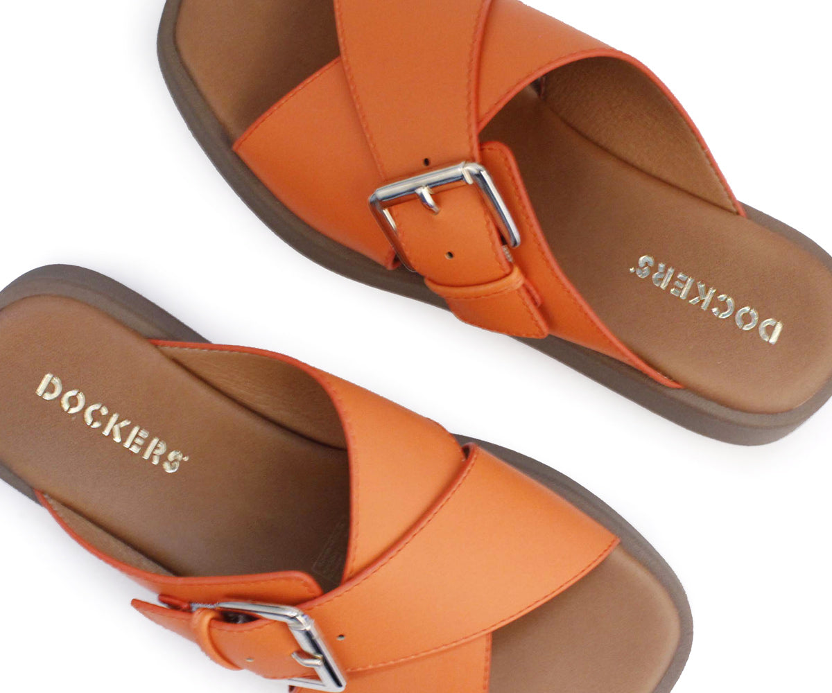 Sandalia Dockers para Dama DK-125321N Naranja
