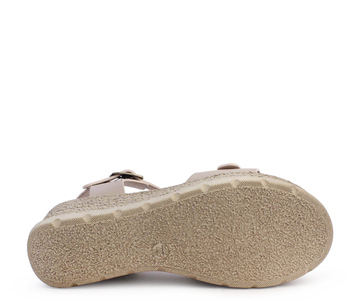 Sandalia Plataforma Dockers para Dama DK-125352B Beige