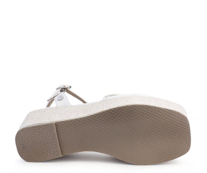Sandalia Plataforma Levis para Dama LV-125221B Blanco