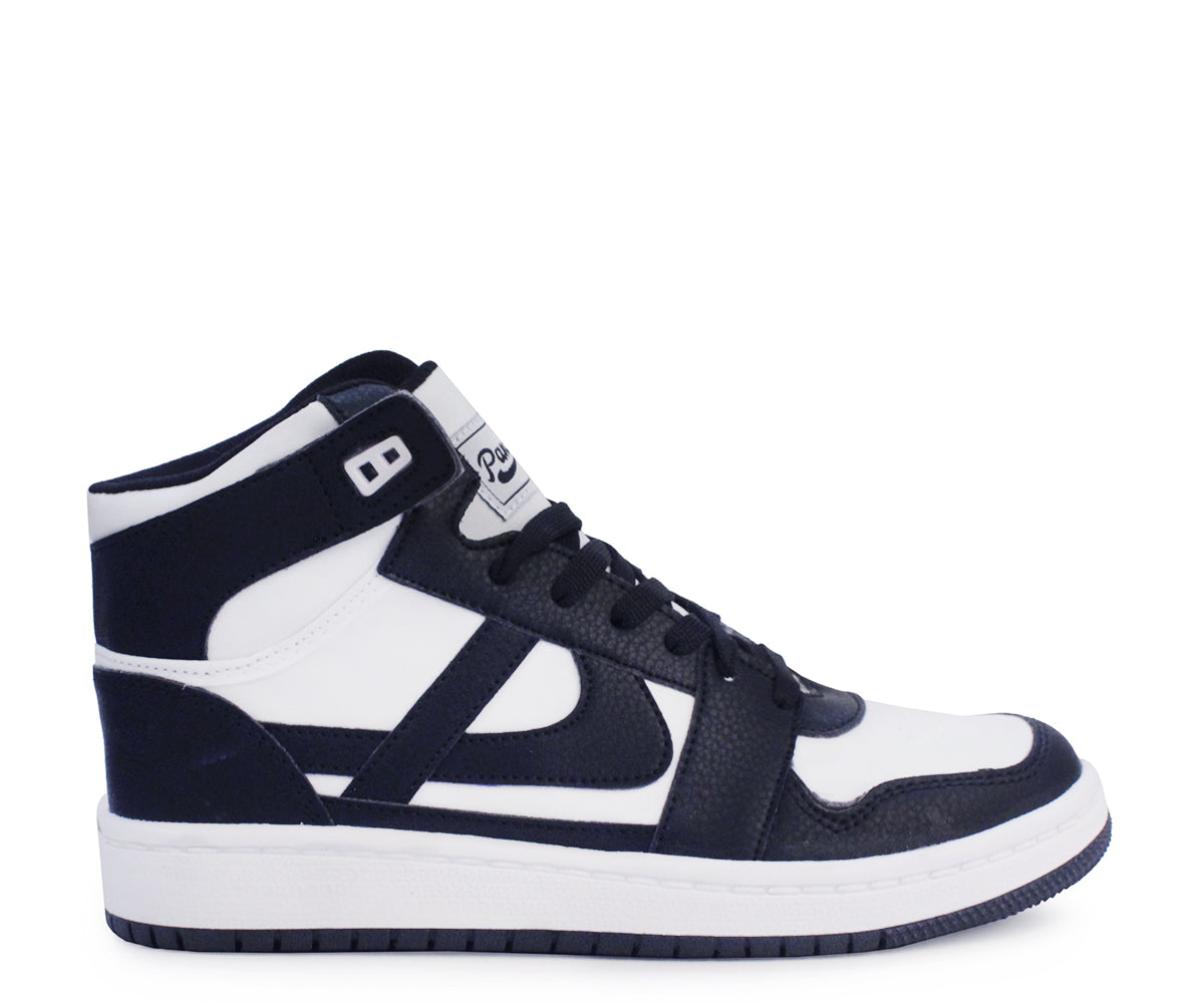 Tenis Panam Bota Coyote 22004-0016 Blanco Negro (22-25)
