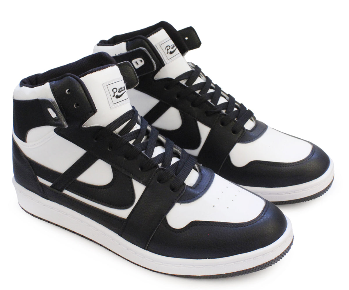 Tenis Panam Bota Coyote 22004-0016 Blanco Negro (26-31)