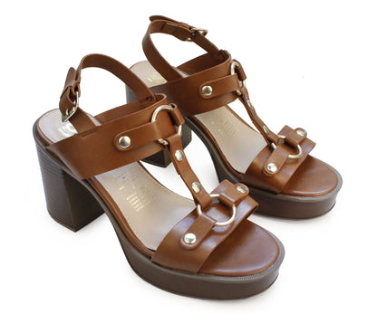 Sandalia Gosh para Dama GH-30609TA Tan