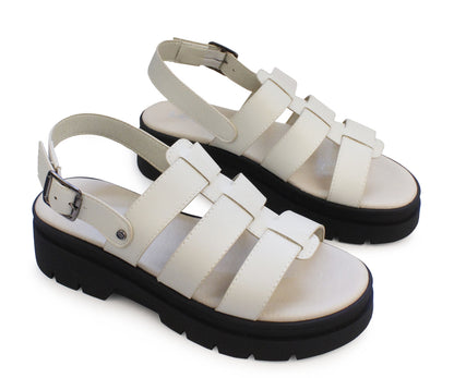 Sandalia Levis Cleo para Dama LV-125211B Beige