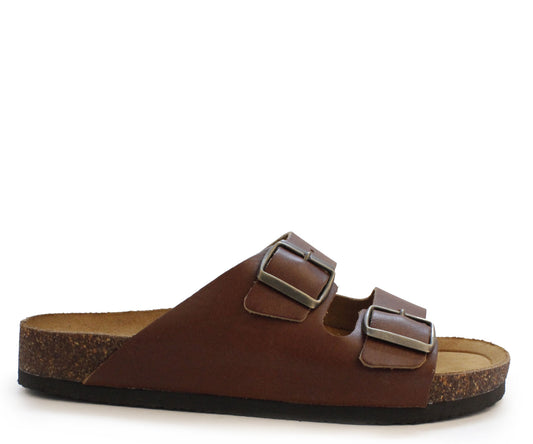 Sandalia en Piel marca Gosh para Hombre ML-0180COG Cognac