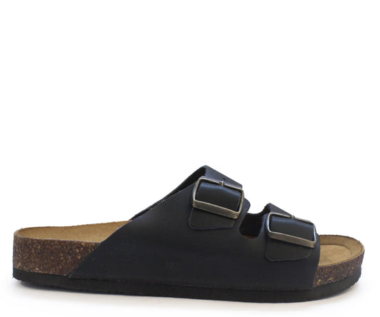 Sandalia en Piel marca Gosh para Hombre ML-0180NEG Negro