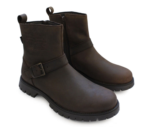 Bota Levis Biker para Caballero LV-222441C Piel Cafe