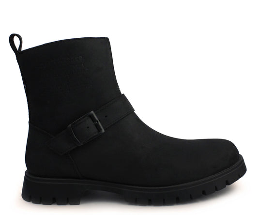 Bota Levis Walker LV-222441N Piel Negro Para Caballero