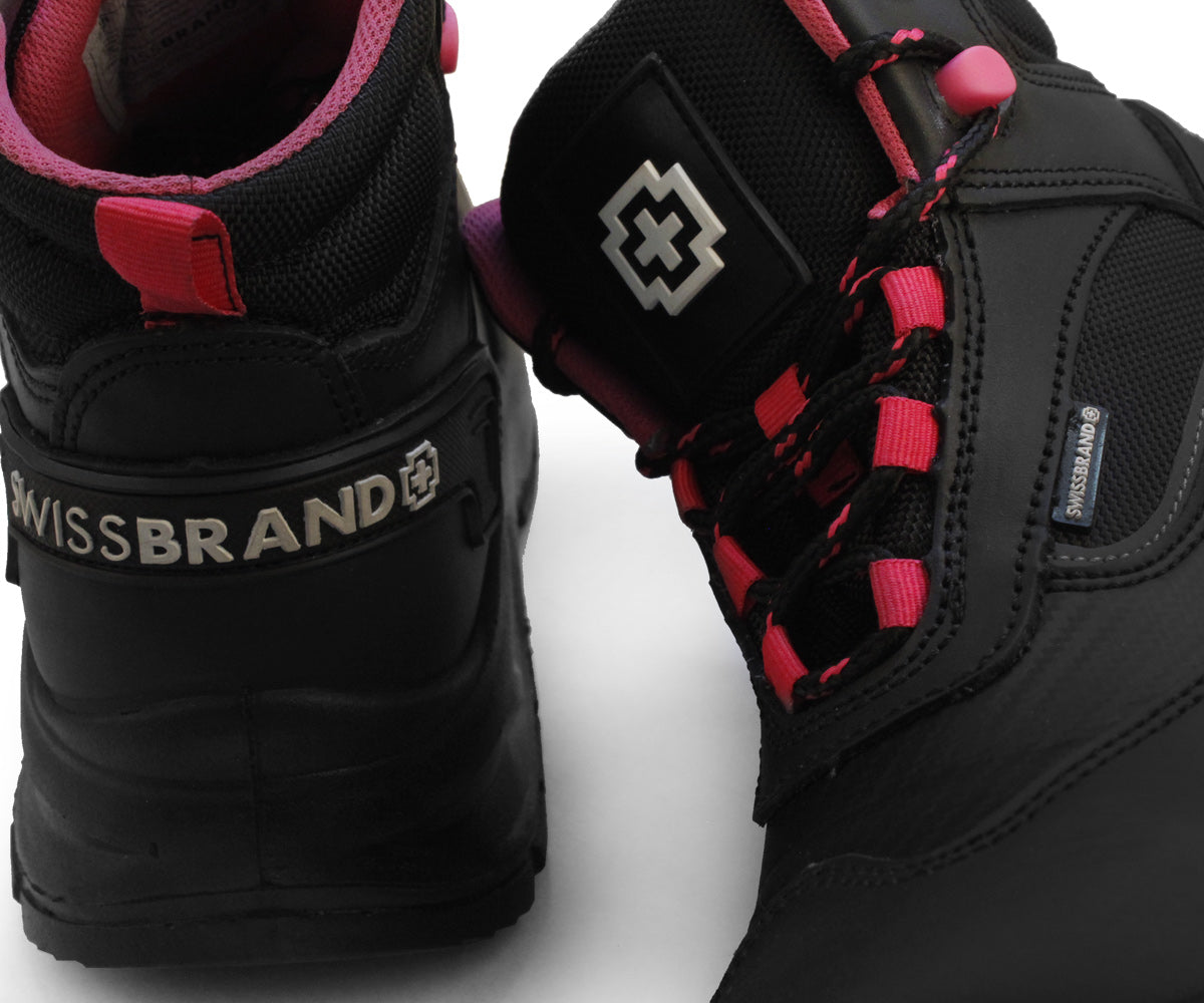 Bota Industrial Swissbrand Ebikon 801 Negro para Mujer