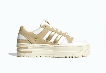 Tenis gosh para dama marfil oro GH-2930EMO