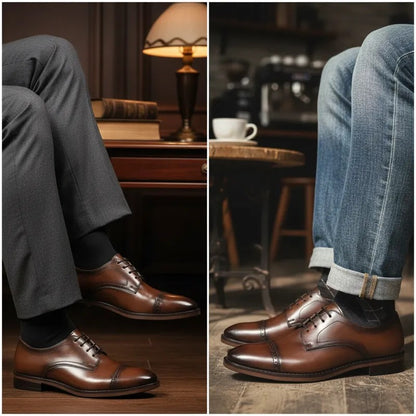 Zapato de vestir para caballero JK-11834CA piel