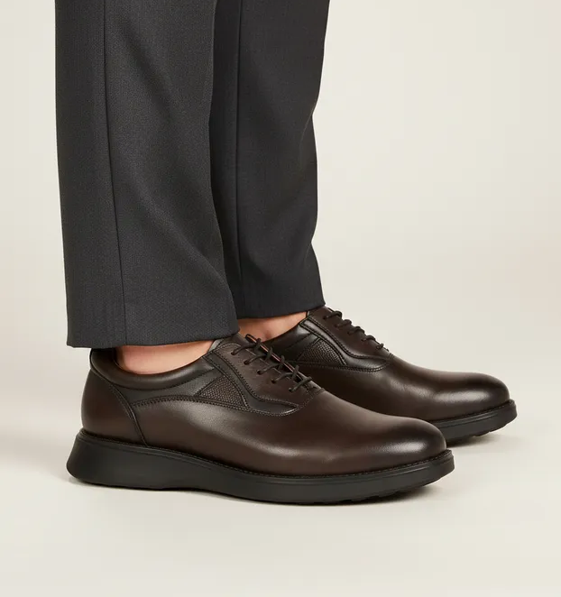 Zapato confort de piel para caballero JK-18602CA