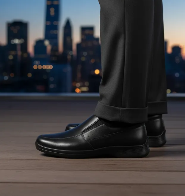 Loafer confort de piel para caballero JK-14603NE