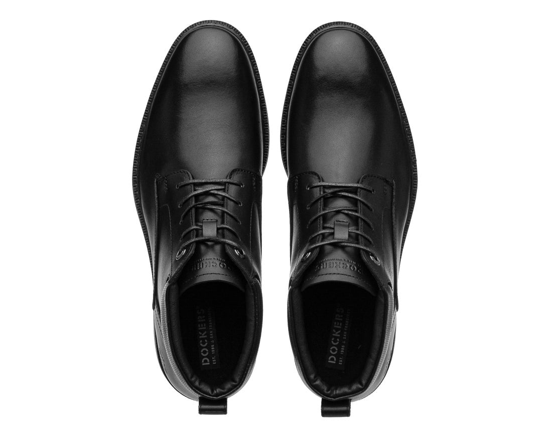 Botin De Piel Dk-226701n Dockers Para Caballero Color Negro