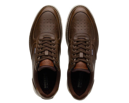 Tenis Dockers De Piel Para Caballero Dk-226761c Cafe