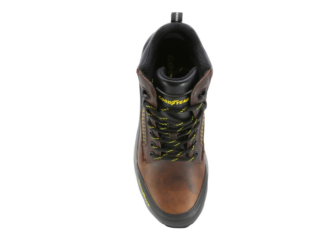 Bota Industrial Hombre Goodyear Piel Café Gy-261cafe